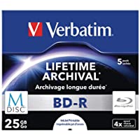 Verbatim 43823 Almacenamiento de Datos Externo Multicolor- 5 Pack Jewel Case- Plata
